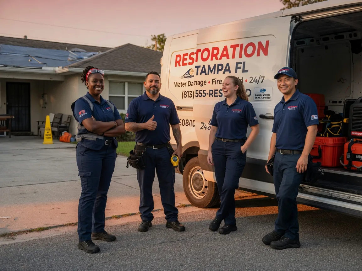 Water Damage Restoration company in Lequire, OK